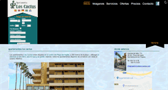 Desktop Screenshot of apartamentosloscactus.com